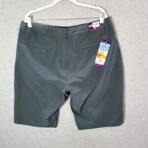 Hang Ten Men Shorts 40 Black Chino Lightweight‎ 4 Way Stretch Waistband NWT